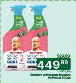 Sredstvo univerzalno blossom Mr.Proper 800ml