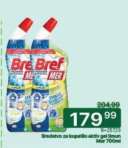 Sredstvo za kupatilo aktiv gel limun Mer 700ml