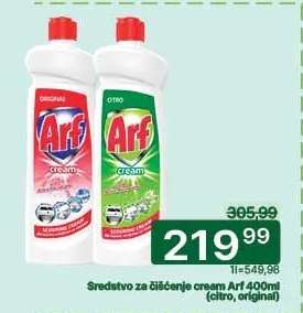 Sredstvo za čišćenje cream Arf 400ml (citro, original)