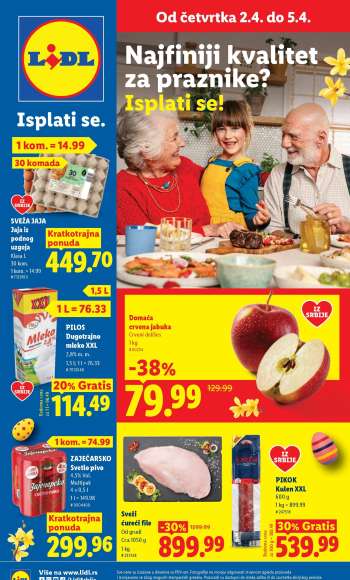 Lidl katalog - 02.04.2026 - 08.04.2026.