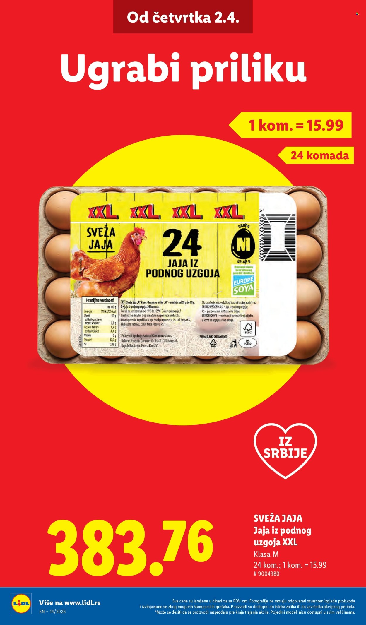 Lidl katalog - 02.04.2026 - 08.04.2026. Stranica 4