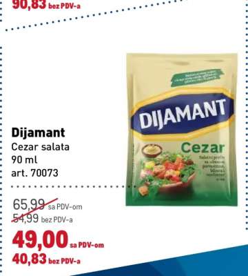 Dijamant Cezar salata