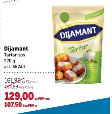 Dijamant Tartar sos