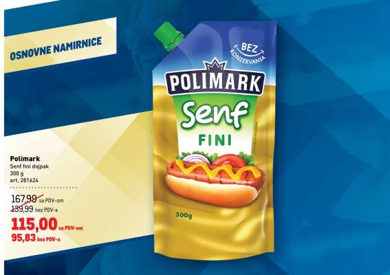 Polimark Senf fini doipak