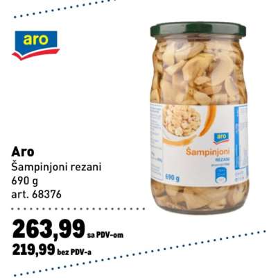 Aro Šampinjoni rezani