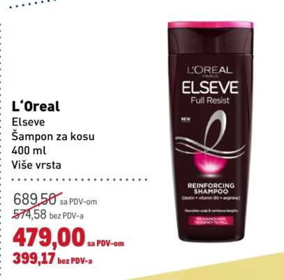 L'Oreal Elseve Šampon za kosu