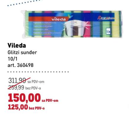 Vileda Glitzi sunder