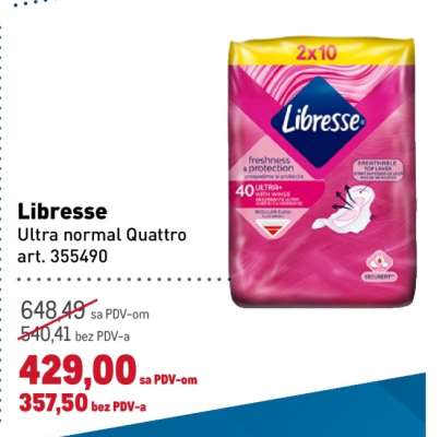 Libresse ultra normal quattro