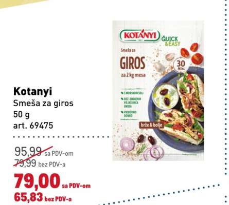 Kotanyi Smeša za giros