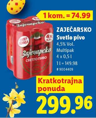 Zaječarsko Svetlo pivo