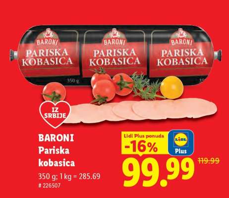 Baroni Pariska kobasica