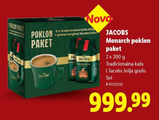 JACOBS Monarch poklon paket