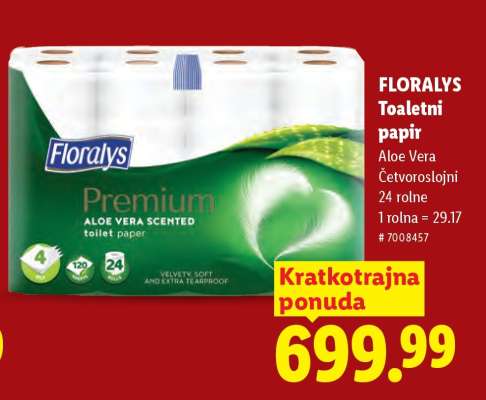 Floralys Toaletni papir