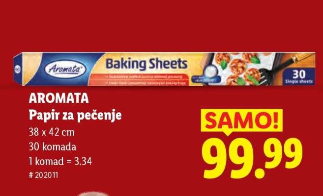 Aromata Papir za pečenje