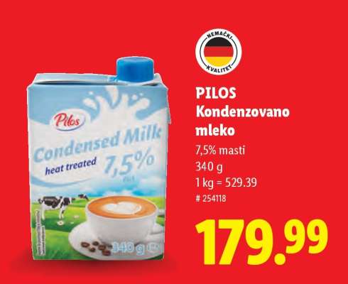 Pilos Kondenzovano mleko