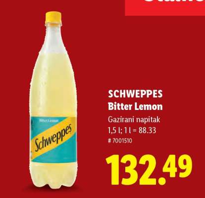 SCHWEPPES Bitter Lemon
