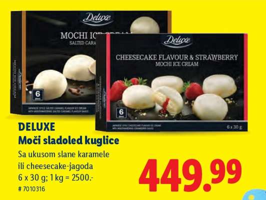 Deluxe Moči sladoled kuglice
