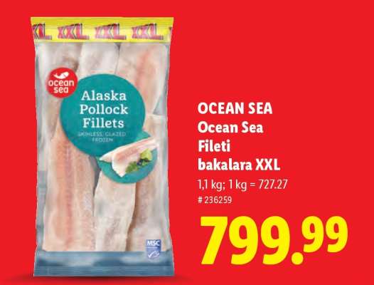 OCEAN SEA Ocean Sea Fileti bakalara XXL