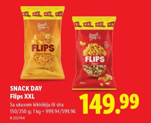 Snack Day Flips XXL