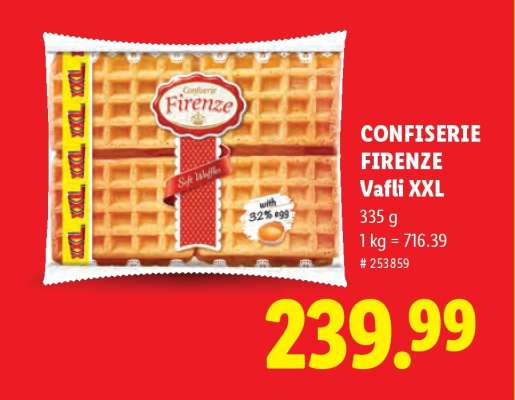 Confiserie Firenze Vafli XXL