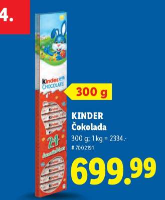 Kinder Čokolada
