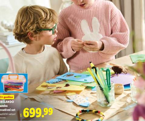 IRELANDO Jumbo kreativni set