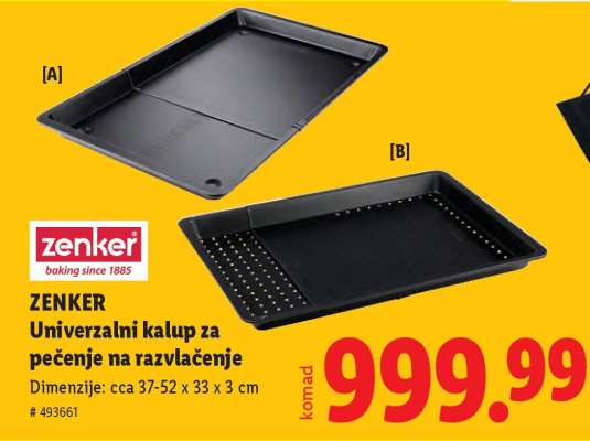 ZENKER Univerzalni kalup za pečenje na razvlačenje