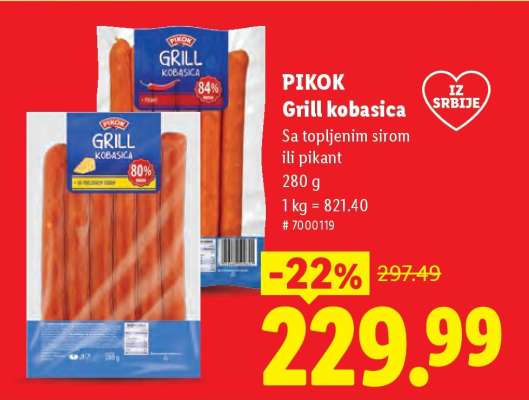 Pikok Grill kobasica