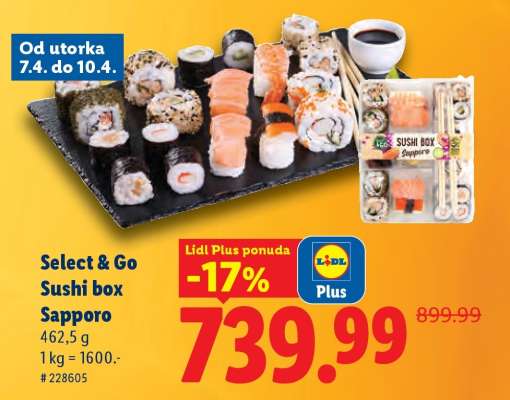 Select & Go Sushi box Sapporo