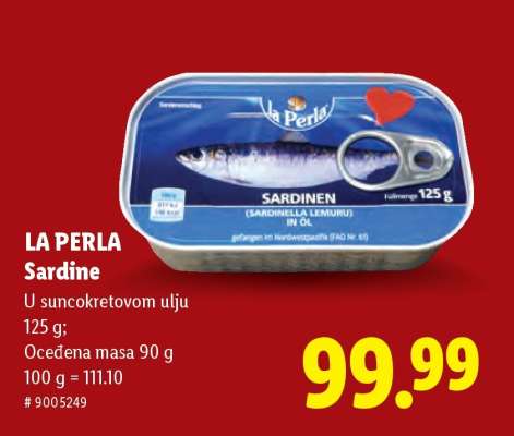 LA PERLA Sardine
