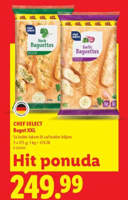 Chef Select Baget XXL