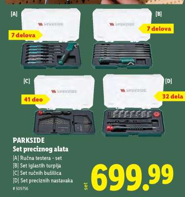 PARKSIDE Set preciznog alata