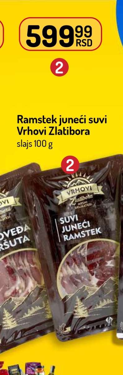 Ramstek juneći suvi Vrhovi Zlatibora