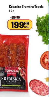 Kobasica sremska Topola