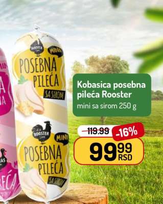 Kobasica posebna pileća Rooster