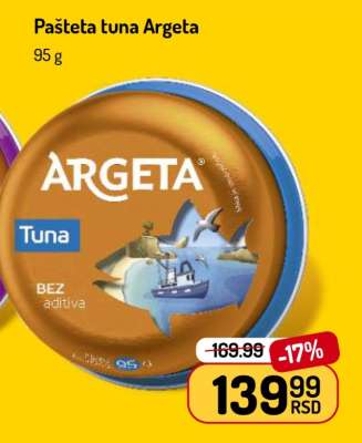 Pašteta Tuna Argeta