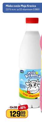 Mleko sveže Moja Kravica