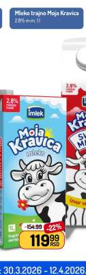 Mleko trajno Moja Kravica
