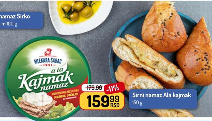 Sirni namaz Ala Kajmak