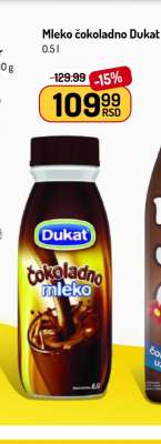 Mleko čokoladno Dukat