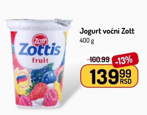 Jogurt voćni Zott