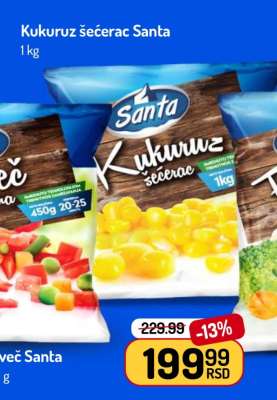 KUKURUZ ŠEĆERAC SANTA