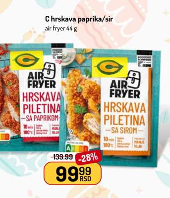 C hrskava paprika/sir
