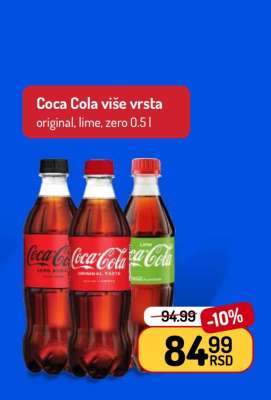 Coca Cola više vrsta