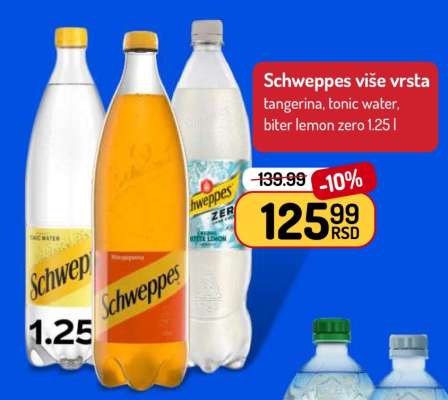 Schweppes više vrsta