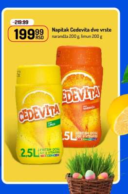 Napitak Cedevita dve vrste