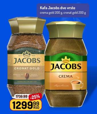 Kafa Jacobs dve vrste