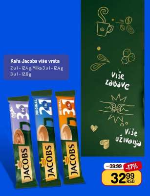 Kafa Jacobs više vrsta