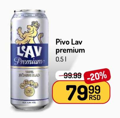 Pivo lav premium
