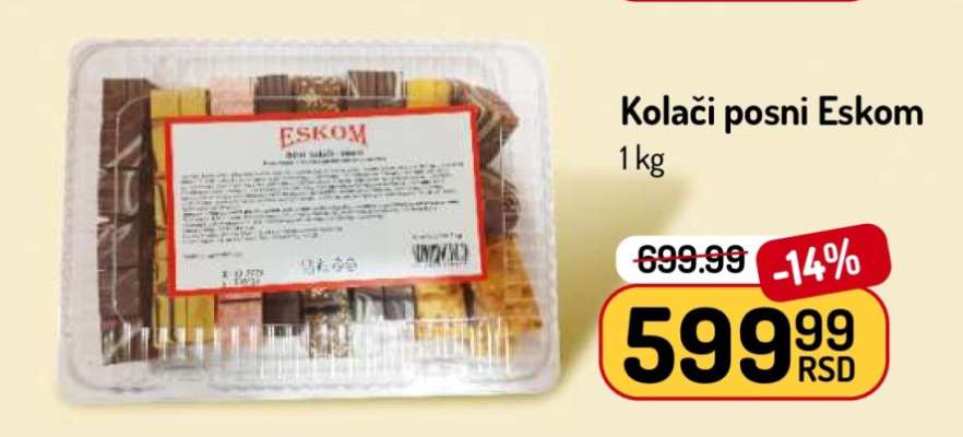 Kolači posni Eskom